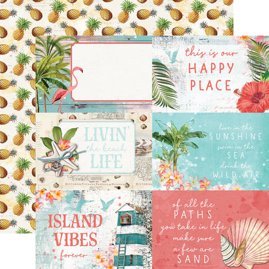 Simple Vintage Coastal - 4 x 6 Elements