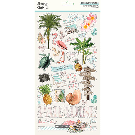 Simple Vintage Coastal - Chipboard