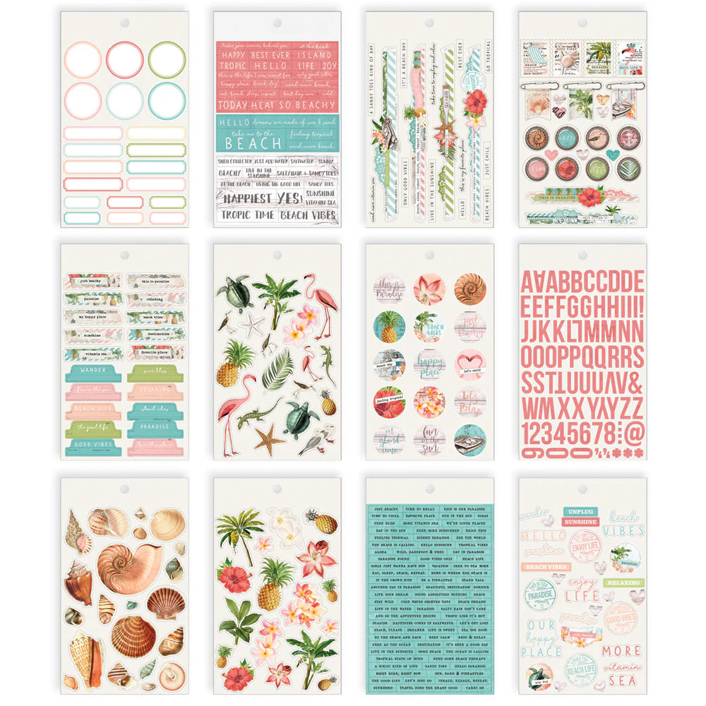Simple Vintage Coastal - Sticker Book