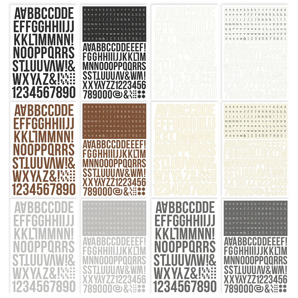 Color Vibes  -  Alphabet Sticker Book - Basics