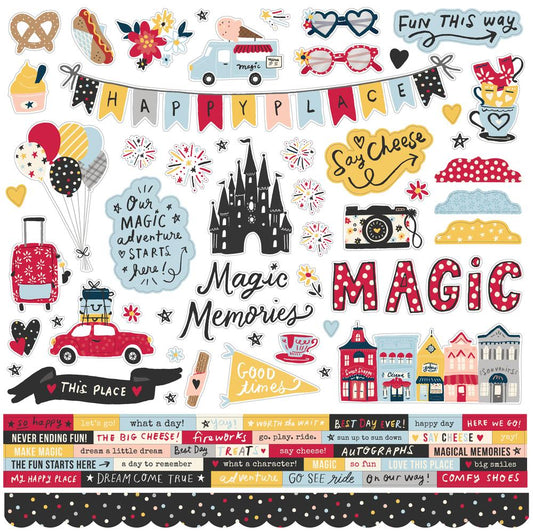 Say Cheese Main Street - 12 x 12 Stickers