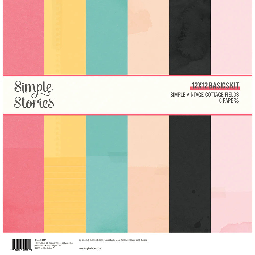 Simple Vintage Basic Kit - Cottage Fields