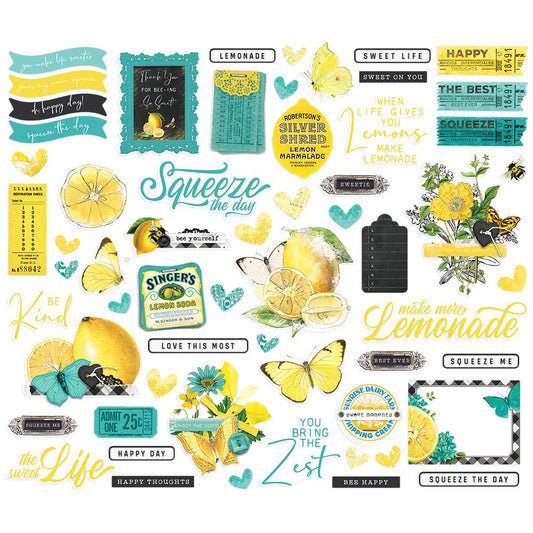Simple Vintage Lemon Twist -  Bits & Pieces