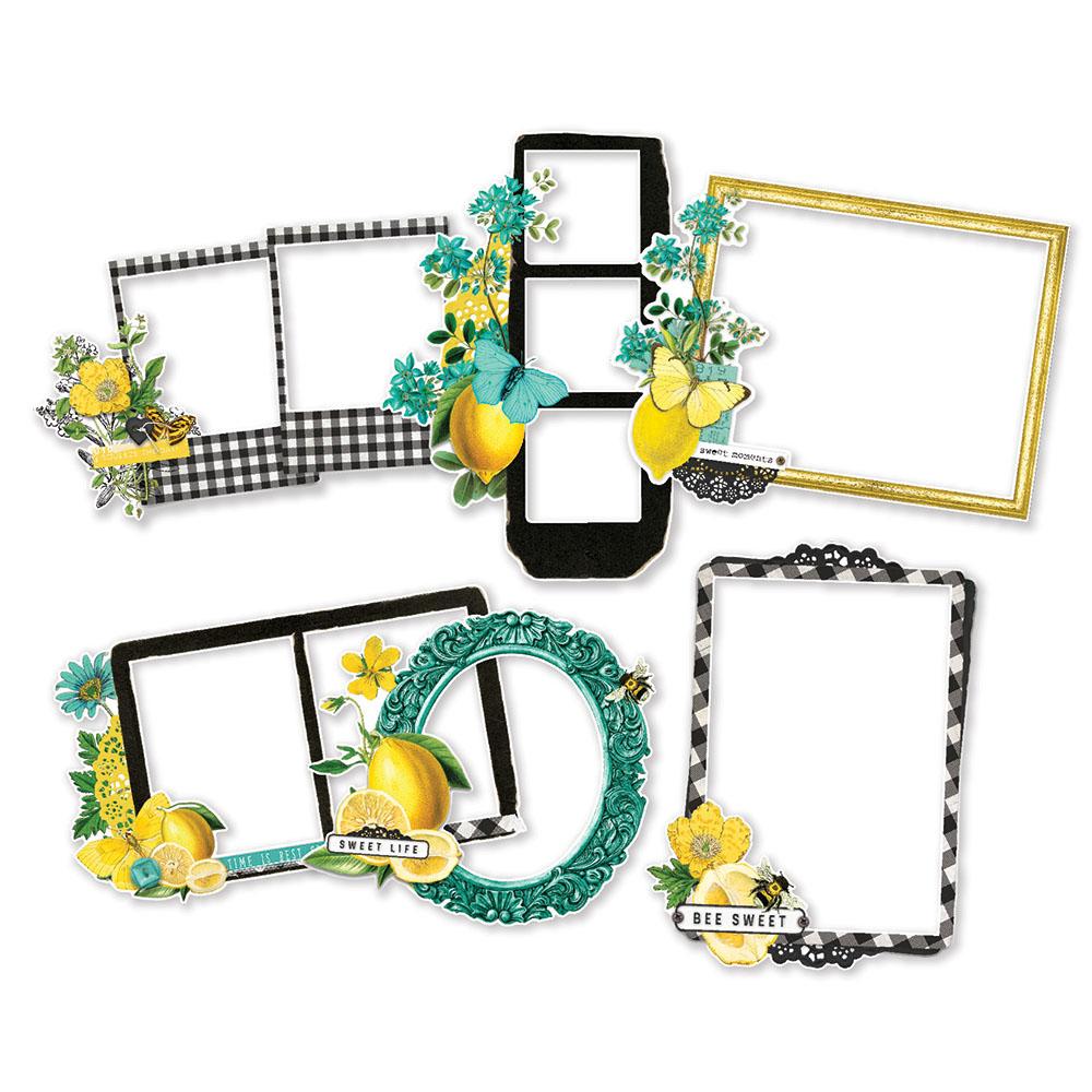 S.V. Lemon Twist Chipboard Frames