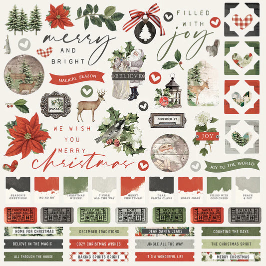 SV Rustic Christmas - Combo Stickers