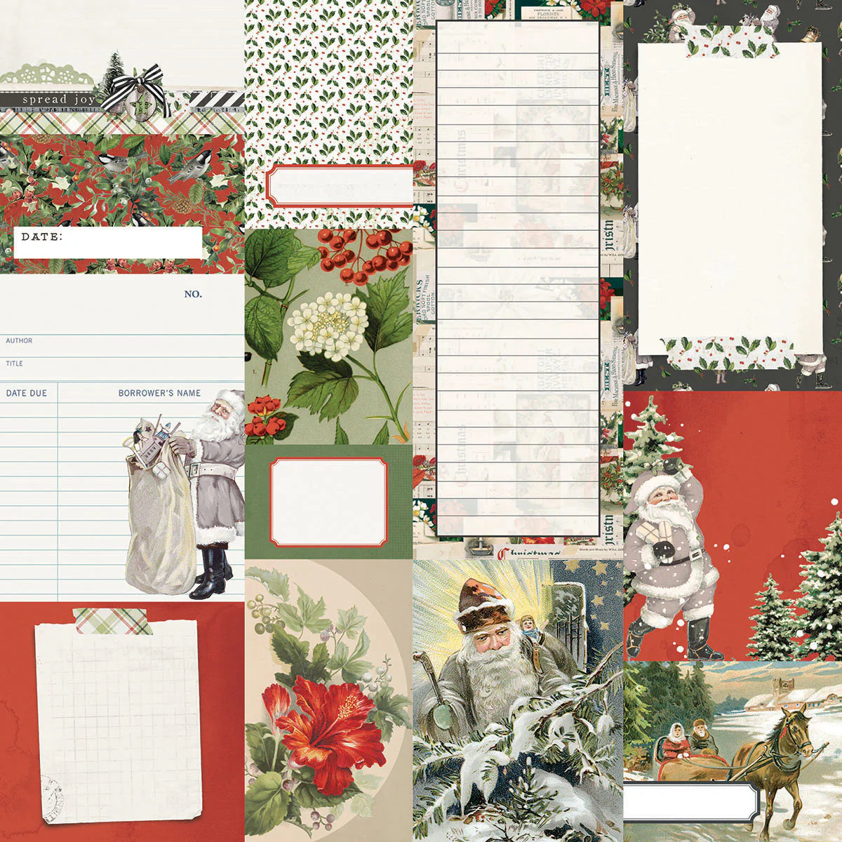 SV Rustic Christmas - Journal Elements