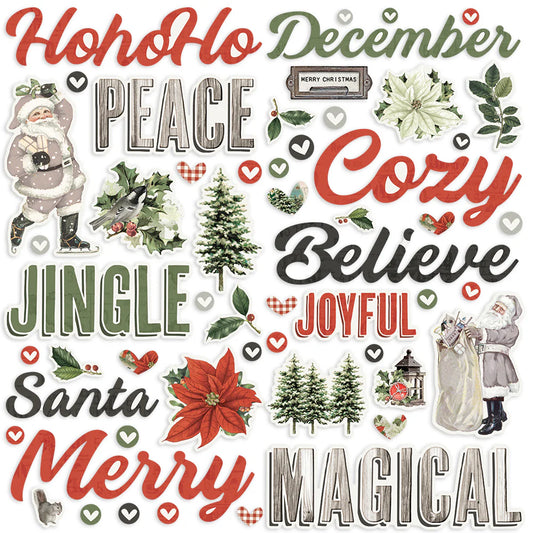 SV Rustic Christmas - Foam Stickers