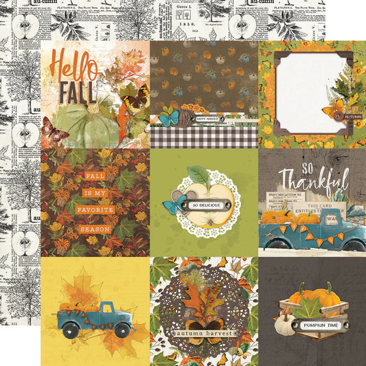 Simple Vintage Country Harvest - 4 x 4 Elements