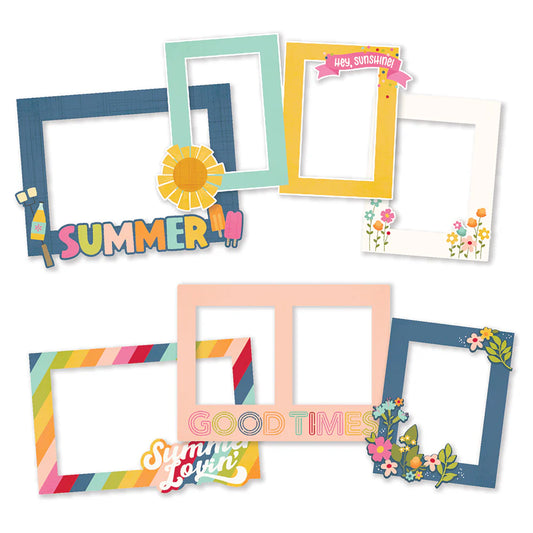 Summer Lovin'  -  Chipboard Frames