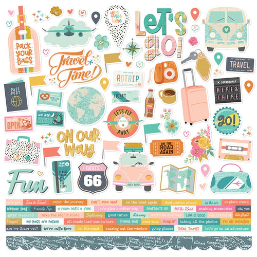 Let's Go - Combo Stickers