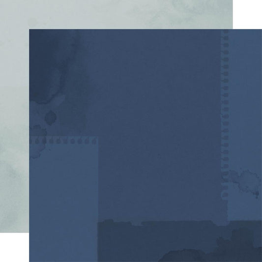 Simple Vintage Vintage Seas - Marine Blue / Silt Grey