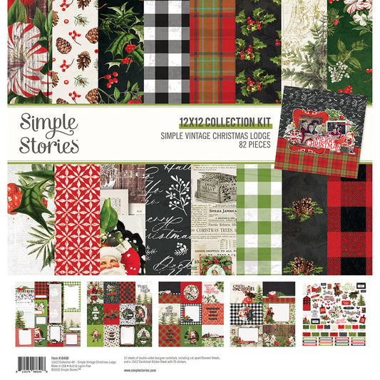 Simple Vintage Christmas Lodge
