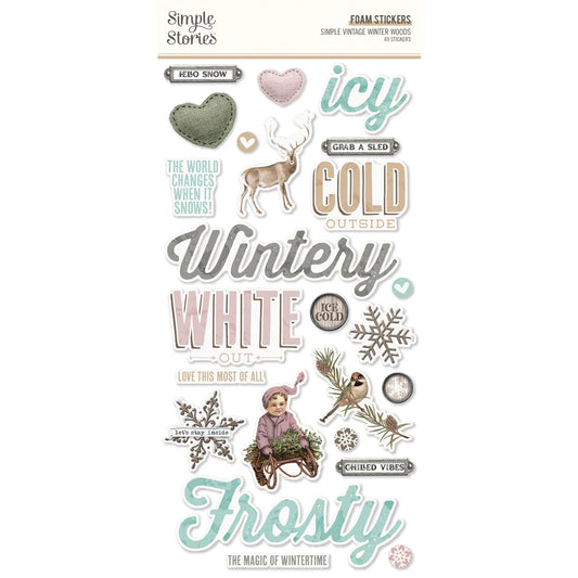 SV Winter Woods - Foam Stickers