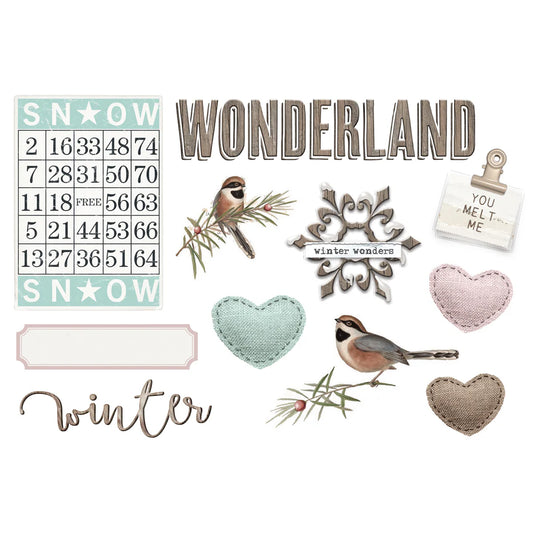 SV Winter Woods - Page Pieces