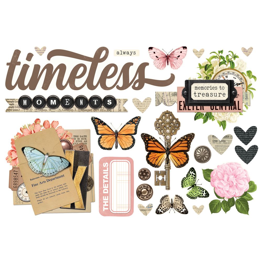 Simple Vintage Junk Drawer - Page Pieces