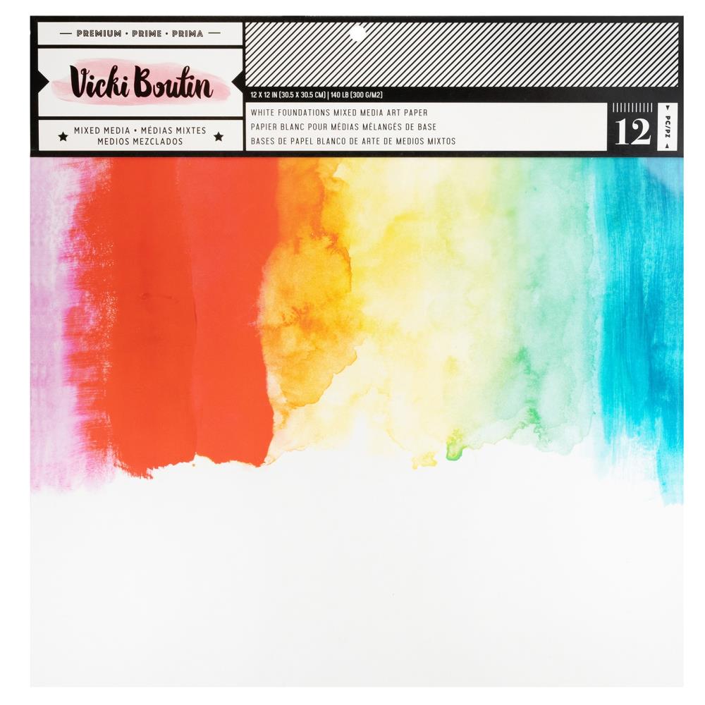 Vicki Boutin Mixed Media Foundations Paper White