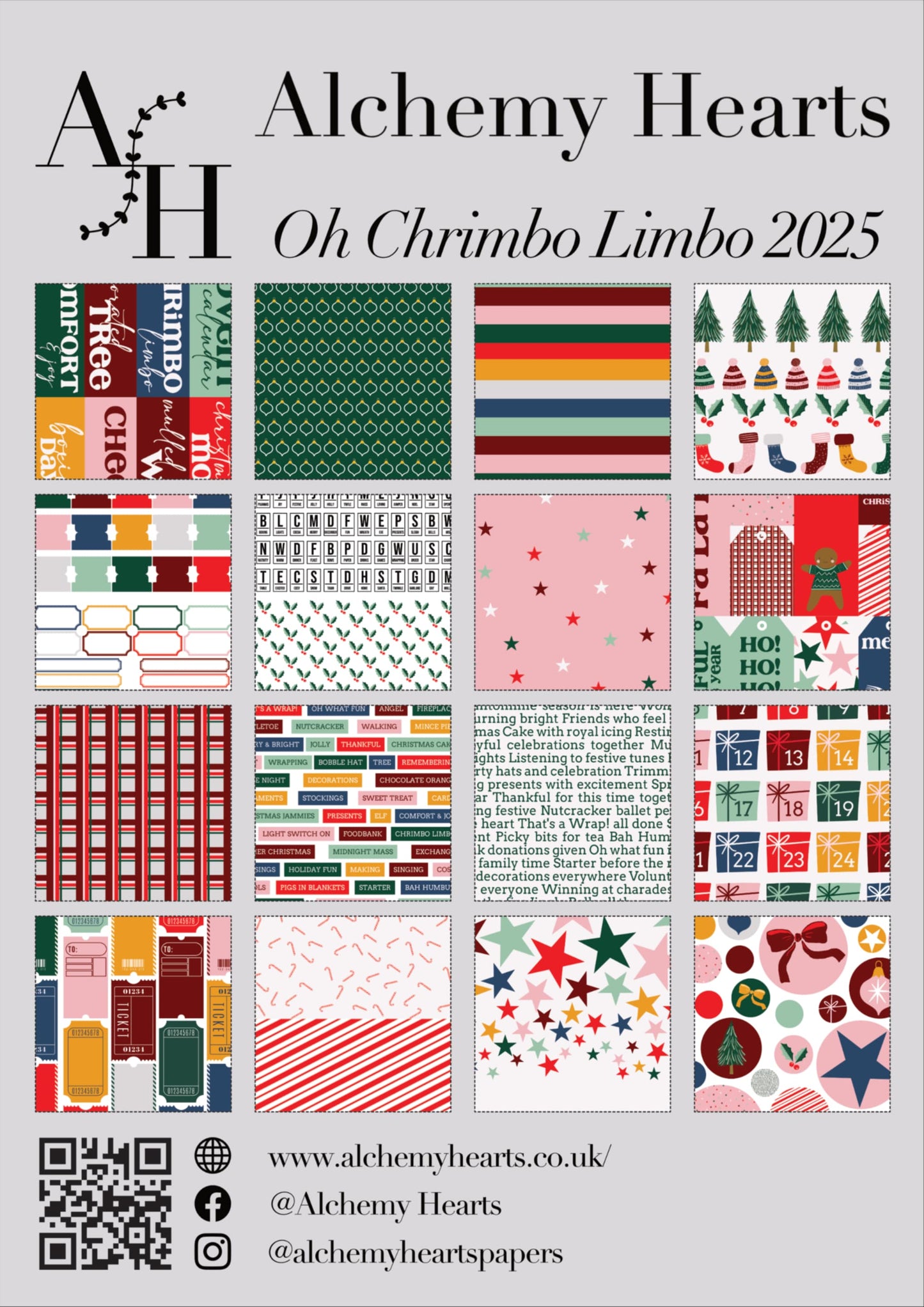 Oh Chrimbo Limbo 2025 A4 collection pack