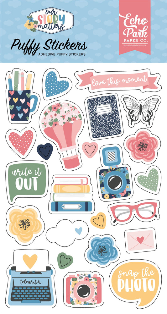 Our Story Matters - Puffy Stickers