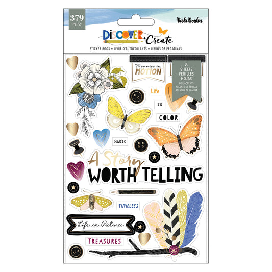Discover + Create - Sticker Book