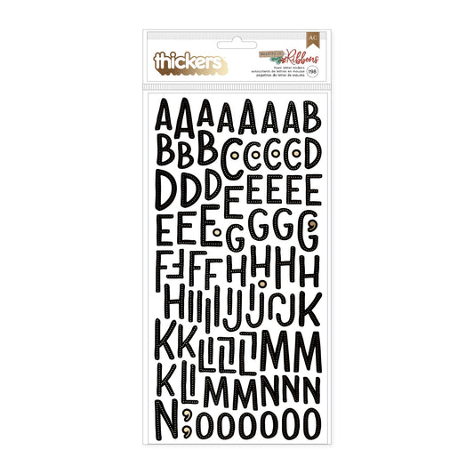 Wrapped in Ribbons - Alphabet Thickers