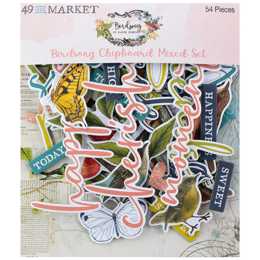 Birdsong Mixed Chipboard