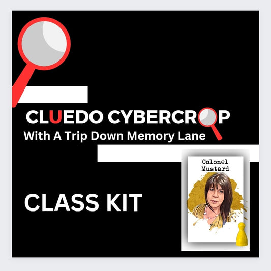 Cluedo Cybercrop Class 09: Colonel Mustard Behind the Beauty Backdrop with the Needle