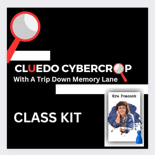 Cluedo Cybercrop Class 05: Mrs Peacock in the Beach Hut with the Anchor