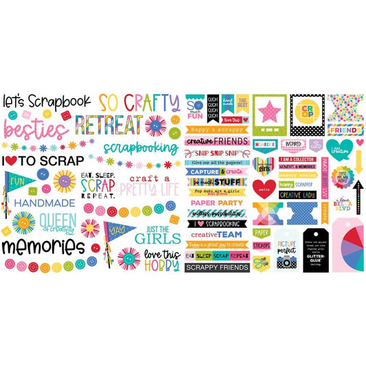 Bella Blvd - Let's Scrapbook Ephemera Words