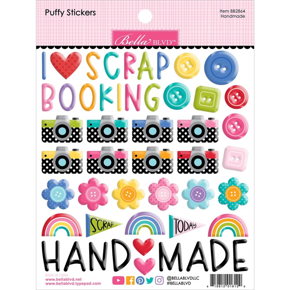 Bella Blvd - Let's Scrapbook Puffy Stickers