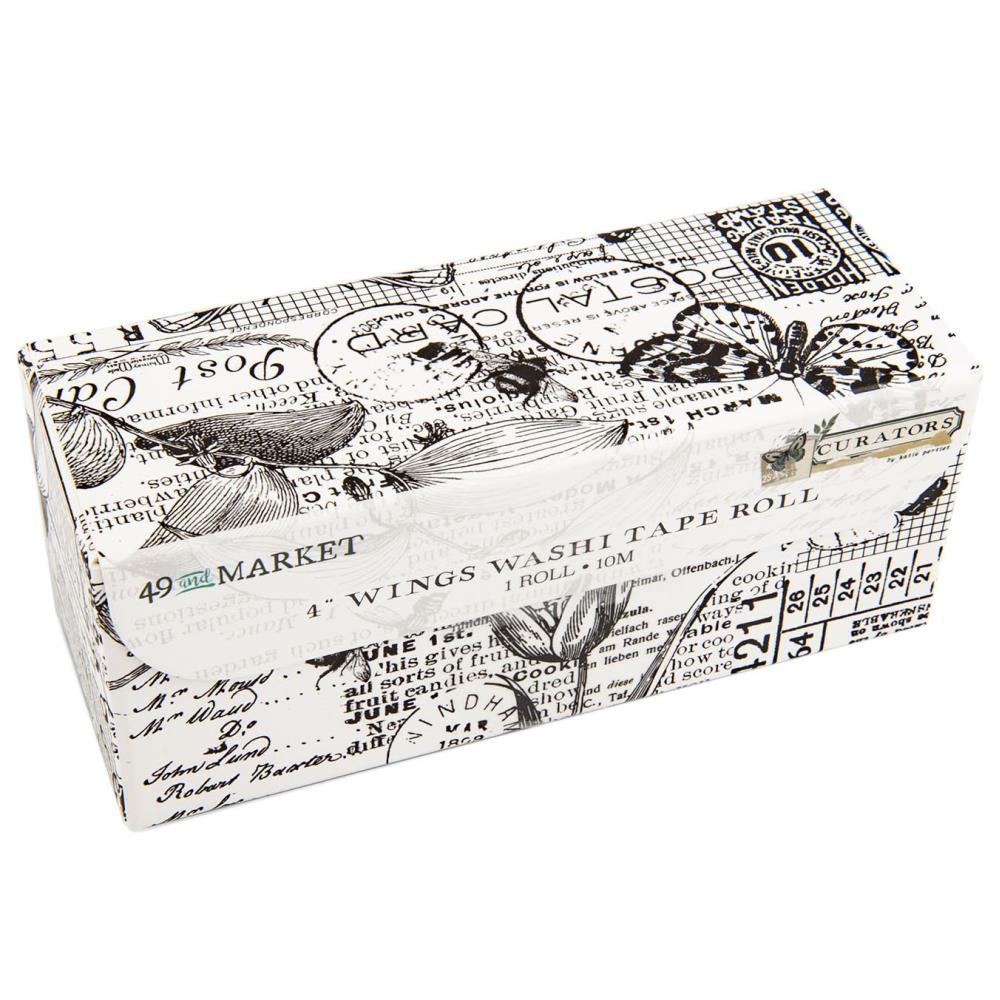 Curators 4" Washi Tape Roll - Wings