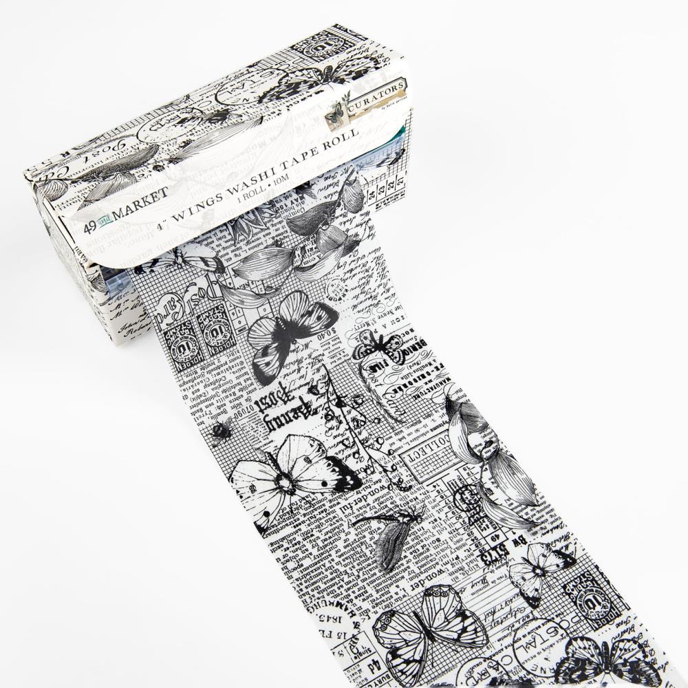 Curators 4" Washi Tape Roll - Wings