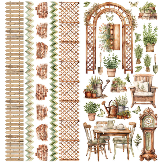 Cottage Core - Laser Cut Elements