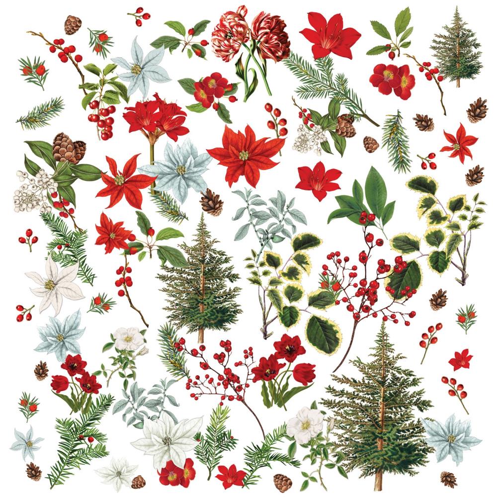 Evergreen Season Laser Cut Elements - Wildflower