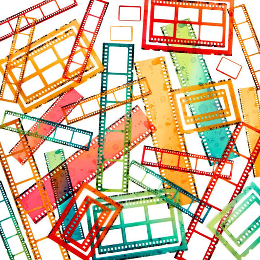 Vintage Artistry Sunburst - Filmstrip Frames