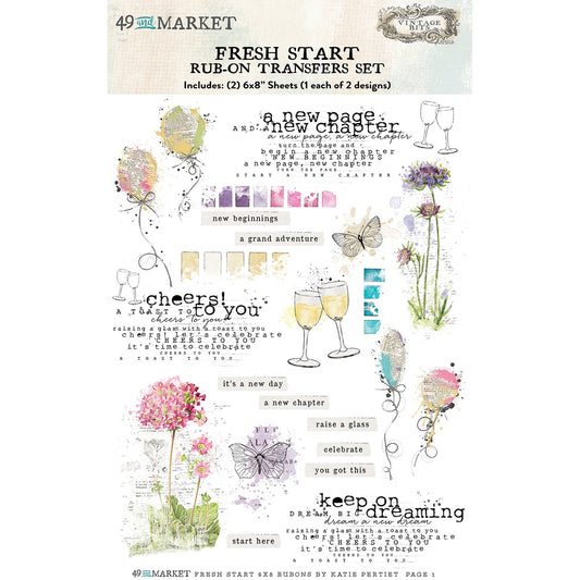 Rub-On Transfer Set - Fresh Start