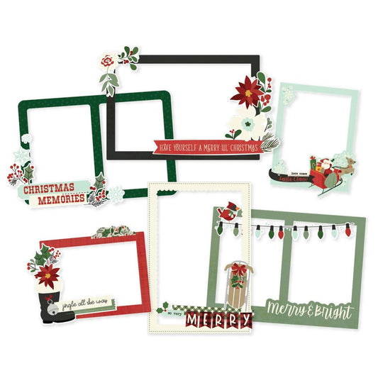 Jingle All the Way - Chipboard Frames