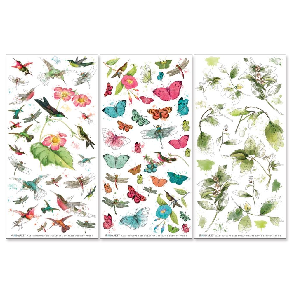 Kaleidoscope - Botanicals Rub Ons
