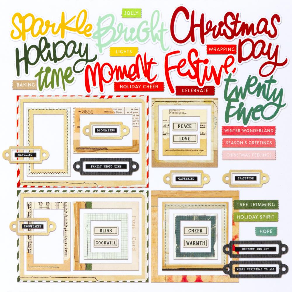 Mistletoe & Memories - Chipboard Basics