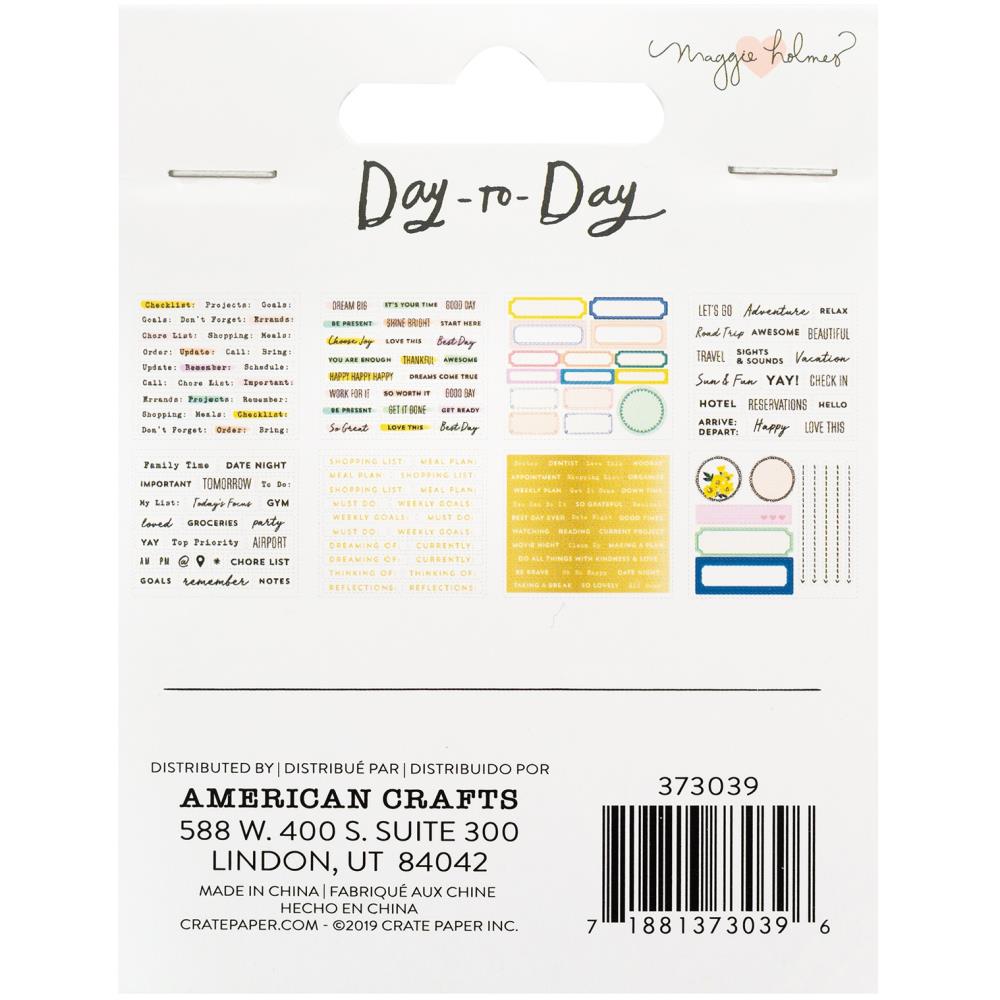 Scrap 2024 Add On - Maggie Holmes Day to Day Planner Stickers