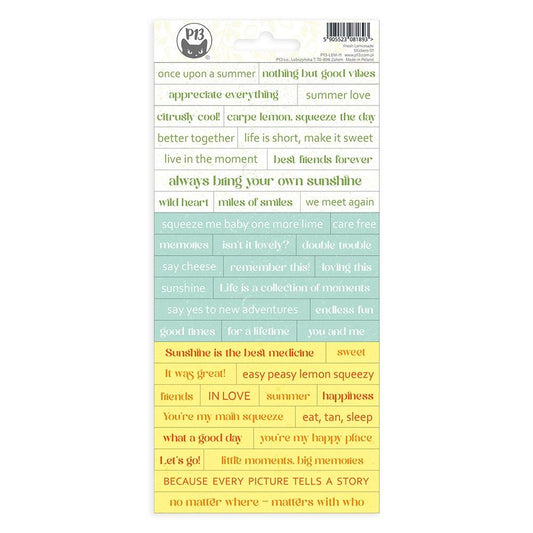 Fresh Lemonade - Word Stickers