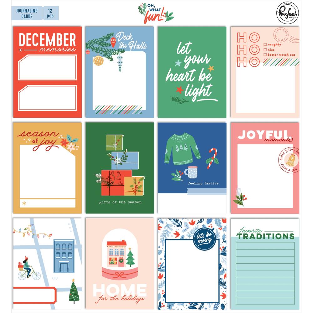 Oh What Fun - Journalling Cards