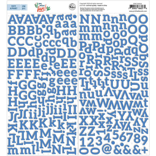 Oh What Fun - Puffy Alphabet