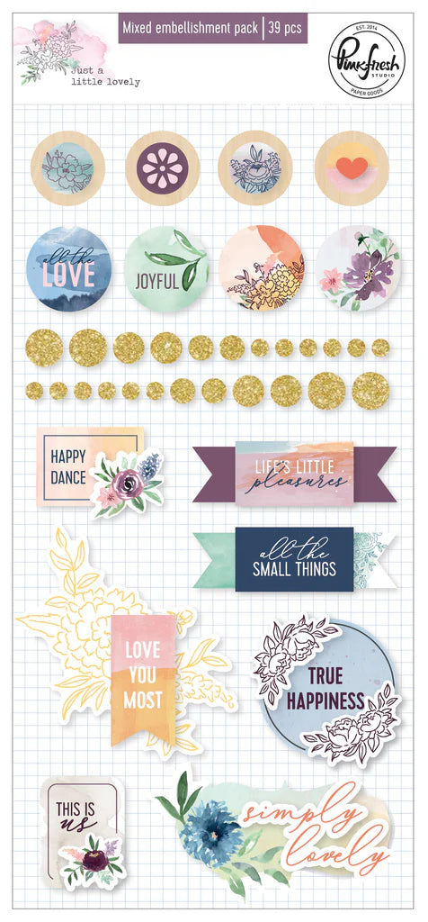 Just a Little Lovely - Mixed Embellishment Pack