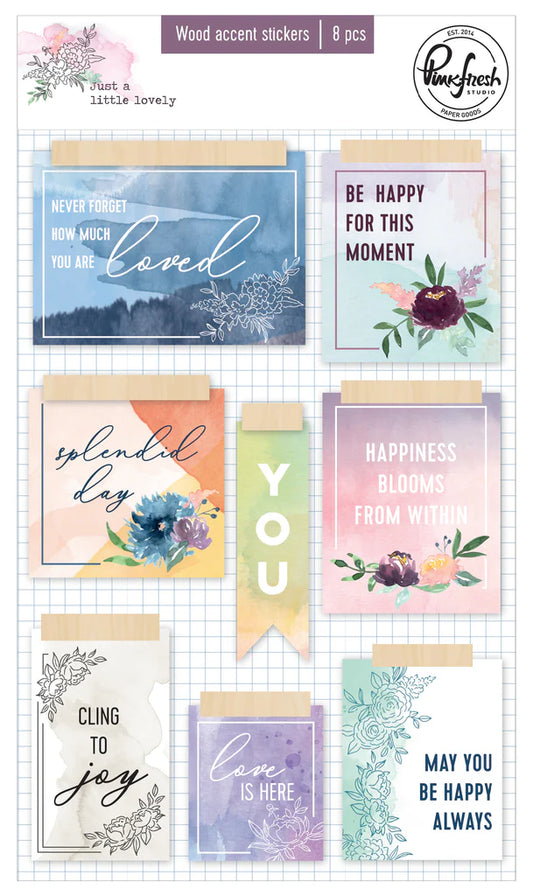 Just a Little Lovely - Wood Accent Stickers