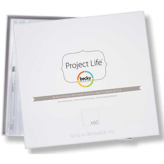 Bulk Pack of 12x12 Page Protectors
