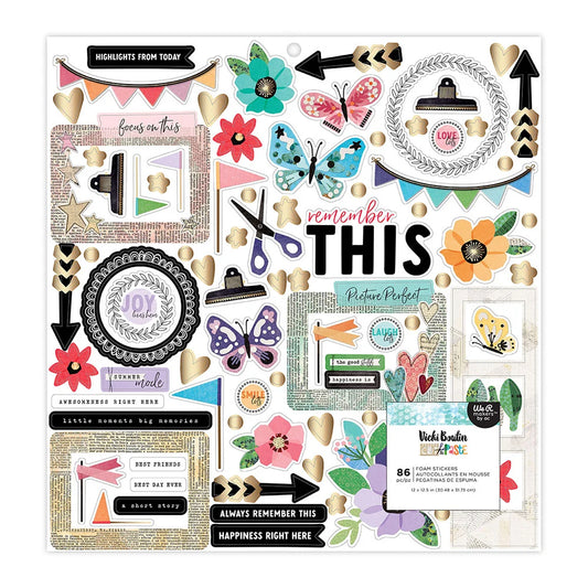 Cut & Paste - 12 x 12 Foam Stickers