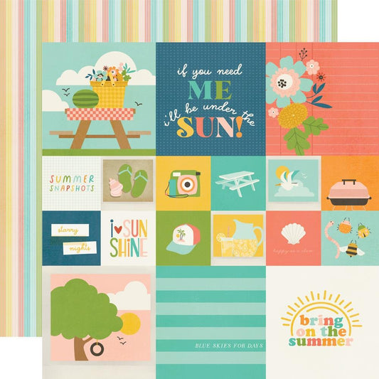 Summer Snapshots -  2 x 2 & 4 x 4 Elements