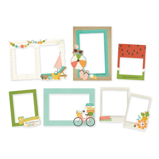 Summer Snapshots -  Chipboard Frames