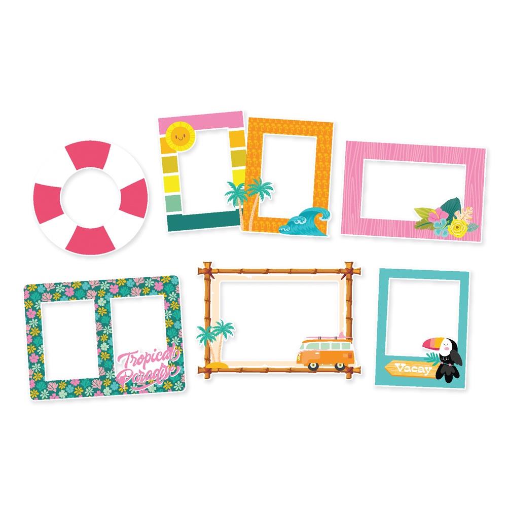 Just Beachy -  Chipboard Frames