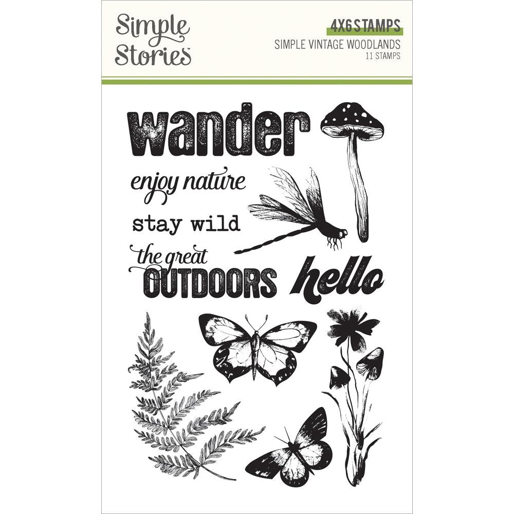 Simple Vintage Woodlands - Stamps